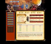 592ss古侠情缘传奇网站开区模板_附带PSD原图_